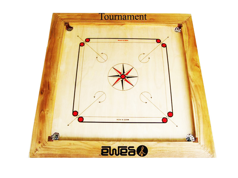 Carrom Board Tournament with Natural Border